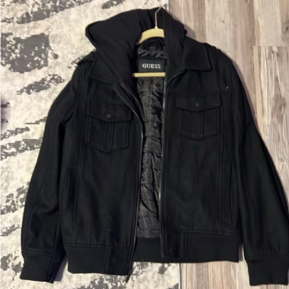 Black Guess Shacket
